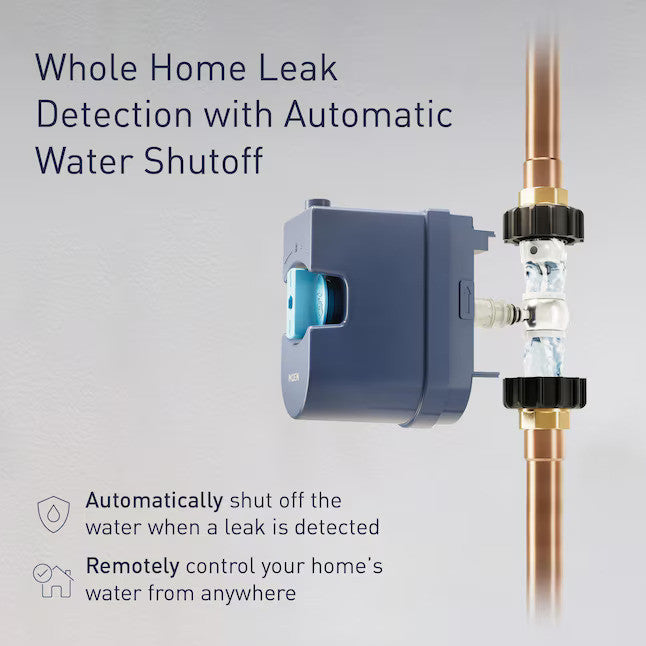 MOEN 900-002 1" Smart Water Monitor W/ Automatic Leak Detection System Shutoff